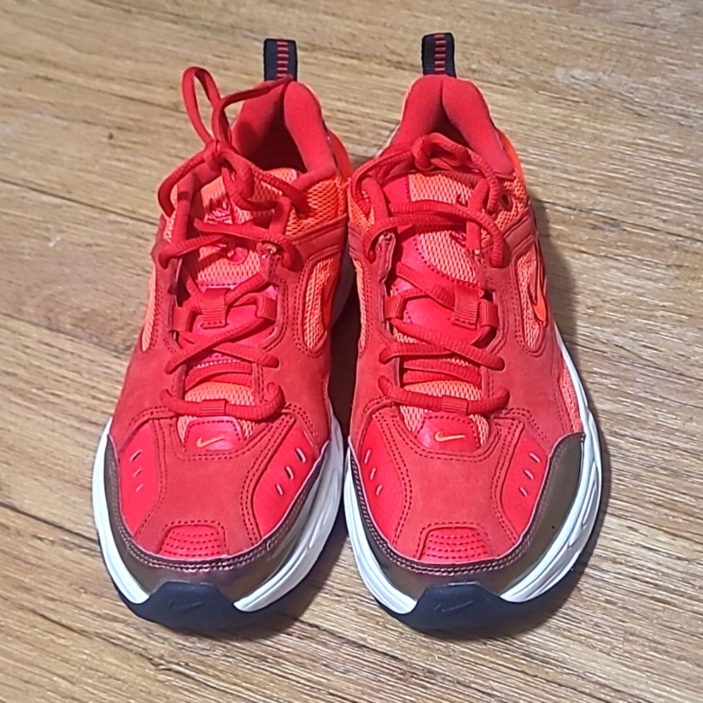 SOLD!!!!Red Suede and leather Nike